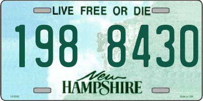 NH license plate 1988430