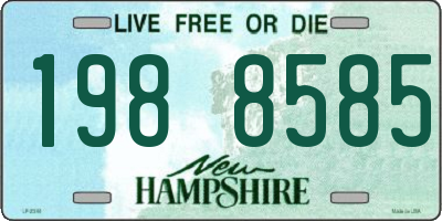 NH license plate 1988585