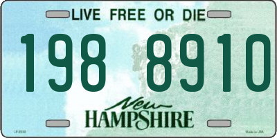 NH license plate 1988910
