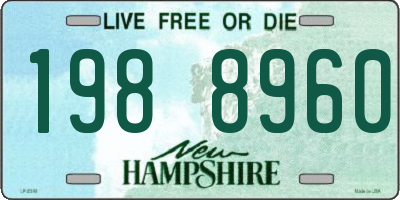 NH license plate 1988960
