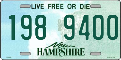 NH license plate 1989400