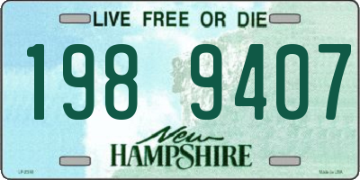 NH license plate 1989407