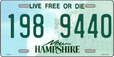 NH license plate 1989440