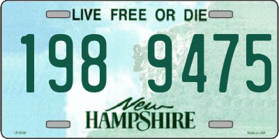 NH license plate 1989475