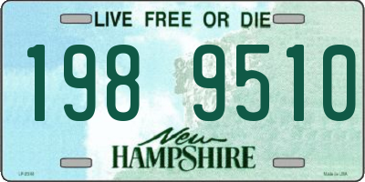 NH license plate 1989510