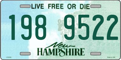 NH license plate 1989522