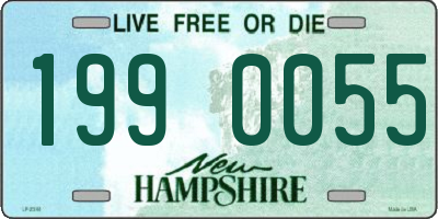 NH license plate 1990055