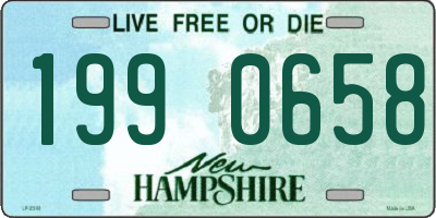 NH license plate 1990658