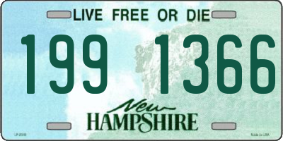 NH license plate 1991366