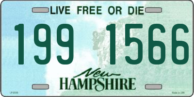 NH license plate 1991566