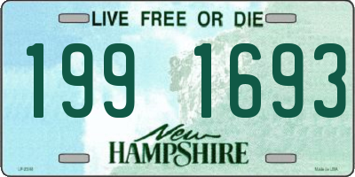 NH license plate 1991693
