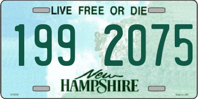 NH license plate 1992075