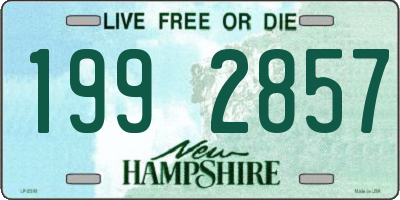 NH license plate 1992857