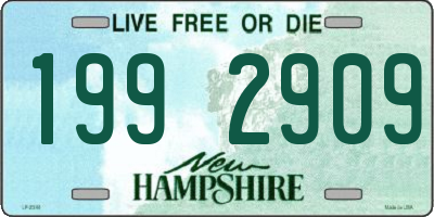 NH license plate 1992909