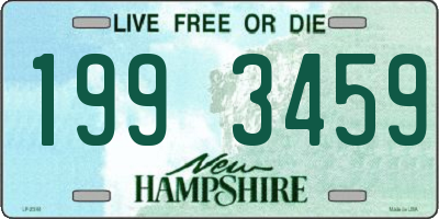 NH license plate 1993459