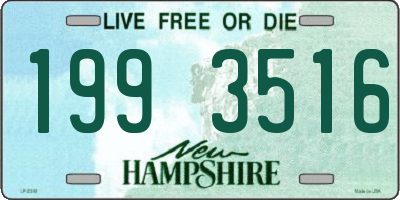 NH license plate 1993516