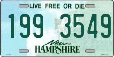 NH license plate 1993549