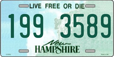 NH license plate 1993589