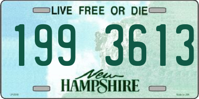 NH license plate 1993613