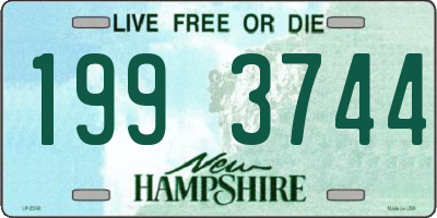 NH license plate 1993744