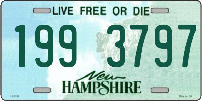 NH license plate 1993797
