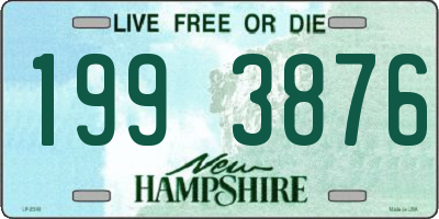 NH license plate 1993876