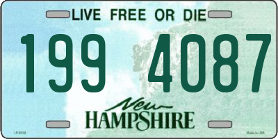 NH license plate 1994087