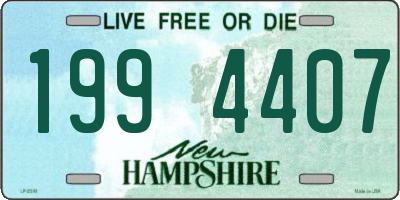 NH license plate 1994407