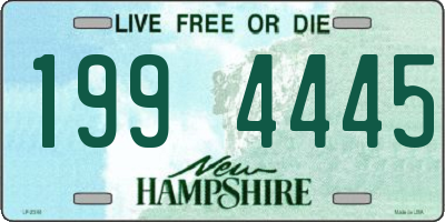 NH license plate 1994445