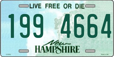 NH license plate 1994664