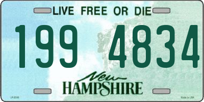 NH license plate 1994834