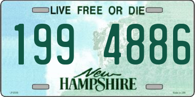 NH license plate 1994886