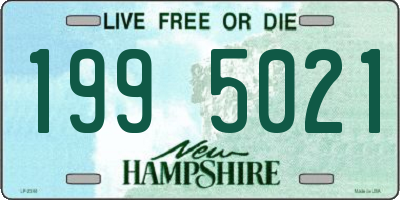 NH license plate 1995021