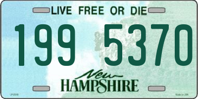 NH license plate 1995370