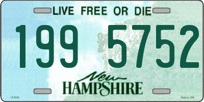 NH license plate 1995752