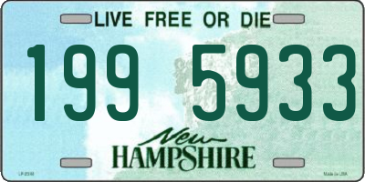 NH license plate 1995933