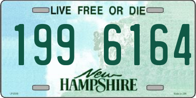 NH license plate 1996164