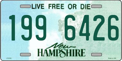 NH license plate 1996426