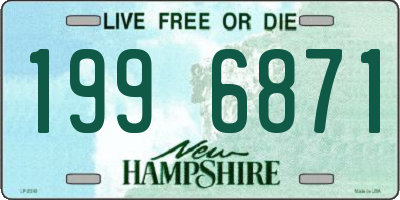 NH license plate 1996871