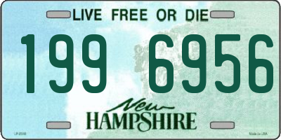 NH license plate 1996956