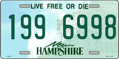 NH license plate 1996998