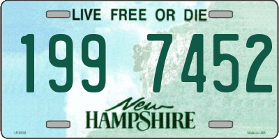 NH license plate 1997452
