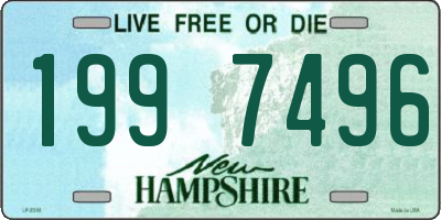 NH license plate 1997496