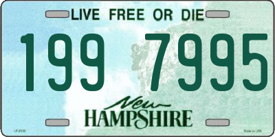 NH license plate 1997995
