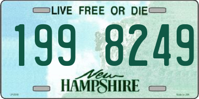 NH license plate 1998249