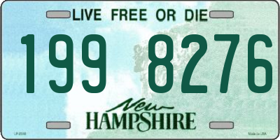 NH license plate 1998276