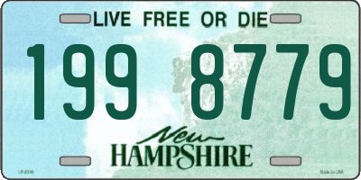 NH license plate 1998779
