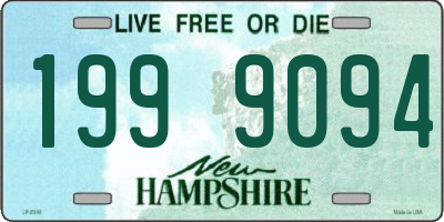 NH license plate 1999094