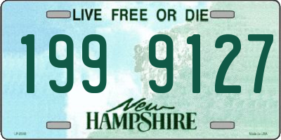 NH license plate 1999127