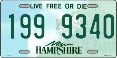 NH license plate 1999340